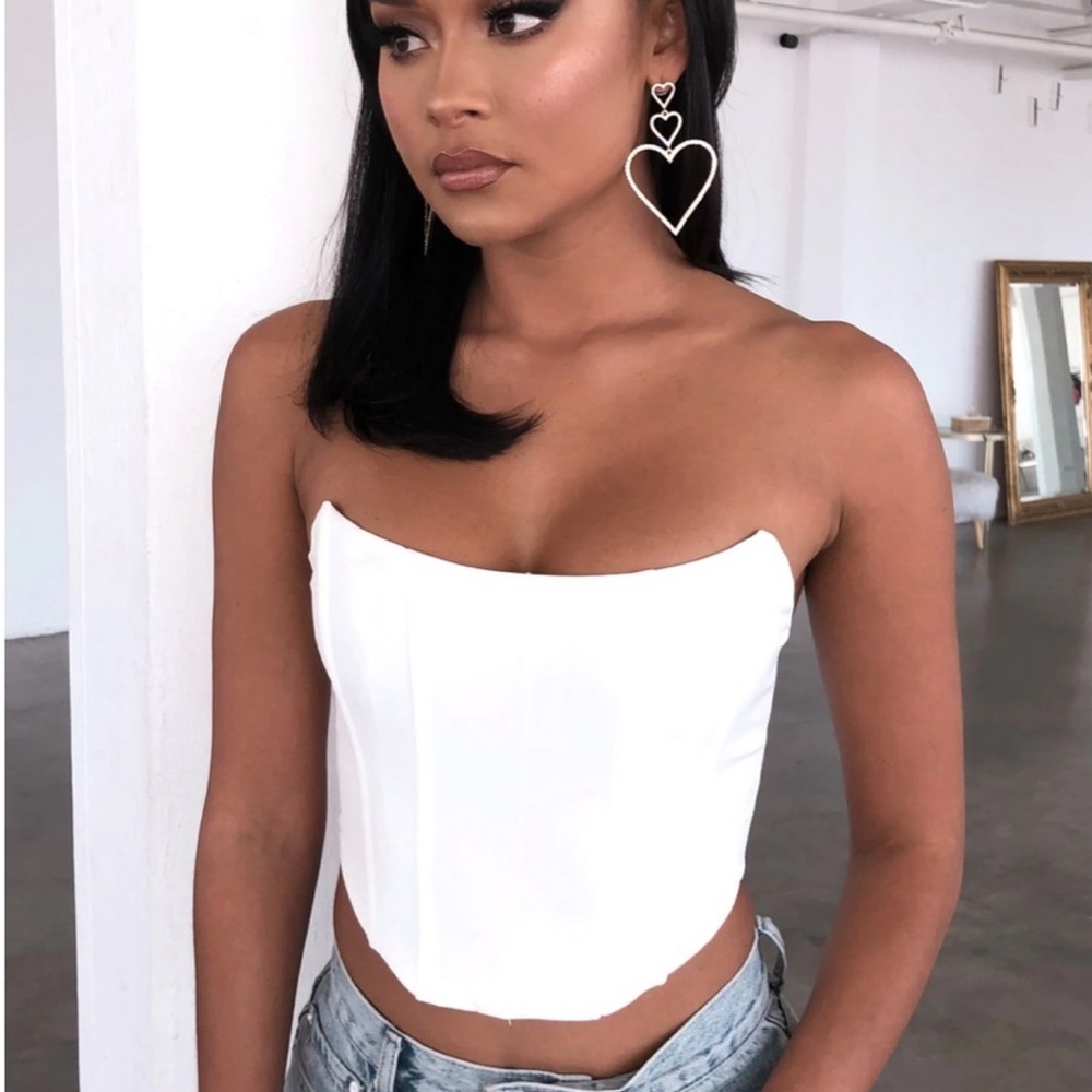 White Fox corset top